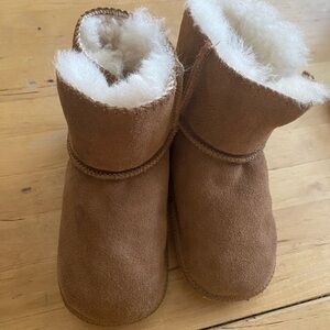 UGG Tan Kids Boots with Cream Lining
